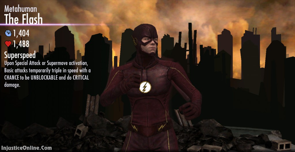 Metahuman (CW) Flash Multiplayer Challenge For Injustice Mobile ...