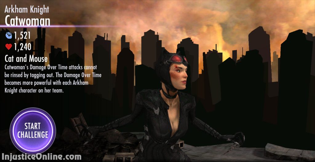 Arkham Knight Catwoman Challenge For Injustice Mobile Injusticeonline 