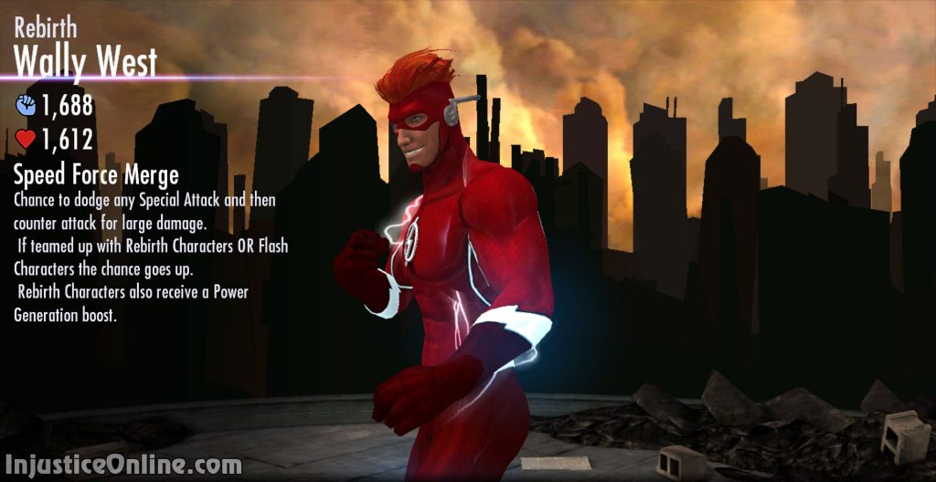 Rebirth Wally West Multiplayer Challenge For Injustice Mobile ...