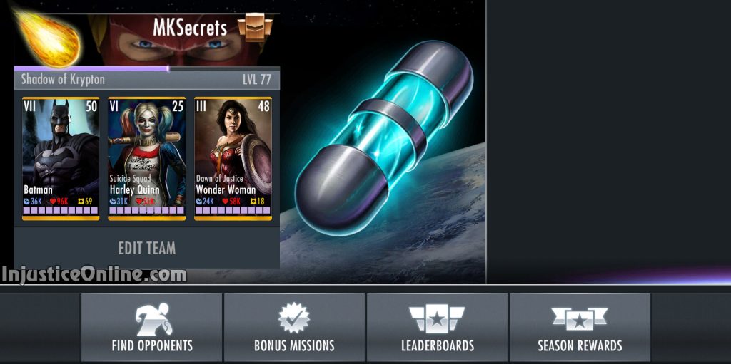 5-U-93-R Pill Gear Multiplayer Challenge For Injustice Mobile