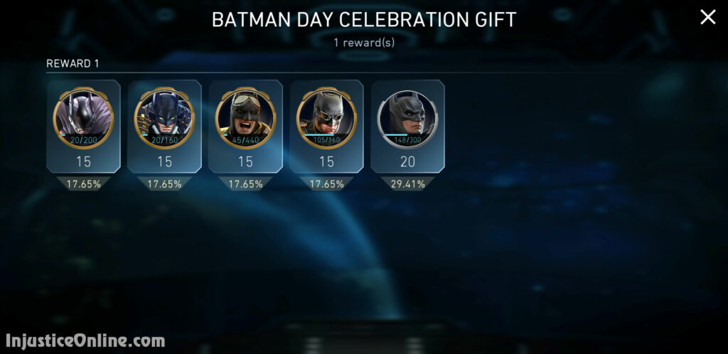 Batman Day Celebration In Injustice 2 Mobile (2021) – InjusticeOnline